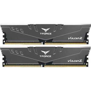 TEAMGROUP Team T-Force Vulcan Z DDR4 Gaming Memory, 2 x 8 GB, 3600 Mhz, 288 Pin DIMM, Grey