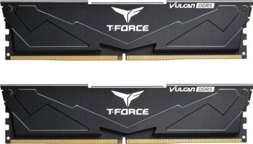 Team Group - T-Force Vulcan - RAM - Zwart - 2 x 16GB, 6000 MHz, DDR5, DIMM 288 pin