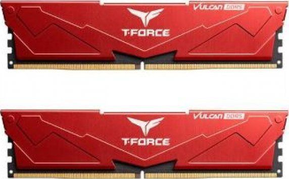 Team Group - D5 6400 - RAM - Rood - 32GB (2 x 16GB), 6400 MHz, DDR5, DIMM 288 pin
