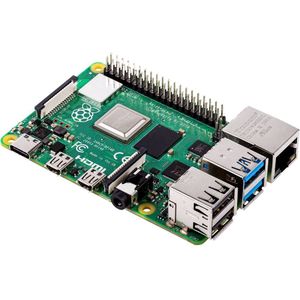 Raspberry Pi Foundation Raspberry Pi 4 Computer Modell B, 4GB RAM Mini-PC Barebone