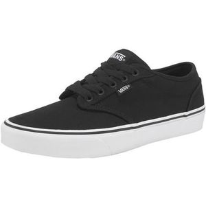 Vans Atwood sneakers voor heren, Canvas Zwart Wit, 44 EU