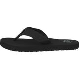 Reef - Smoothy - Heren Flip-Flops - Zwart - Geweven Riem - Comfortabel