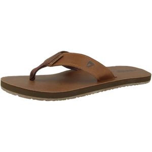 Reef Leather Smoothy Slippers - Mannen - bruin