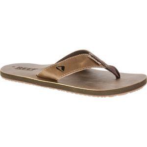 Reef - Classic Smoothy Slippers - Brons Bruin - Leren