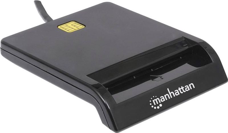Manhattan 102049 smartcard-lezer chipkaartlezer USB extern zwart
