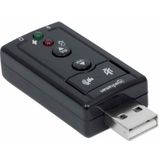 Manhattan 152341 geluidskaart 7.1 kanalen USB