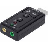 Manhattan 152341 geluidskaart 7.1 kanalen USB