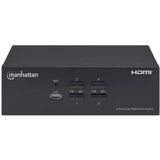Manhattan 153539 KVM-switch Zwart