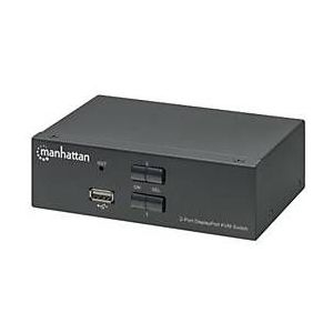 Manhattan 153546 KVM-switch Zwart