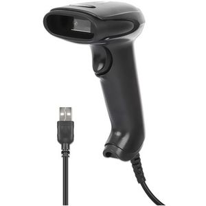 Manhattan - 2D LED Barcode Scanner - Zwart - Draagbaar - Met USB-A Kabel