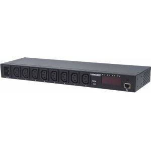 Intellinet Stekkerdoos 48,2 cm 8 stopcontacten IP Smart PDU C13/C20 zwart