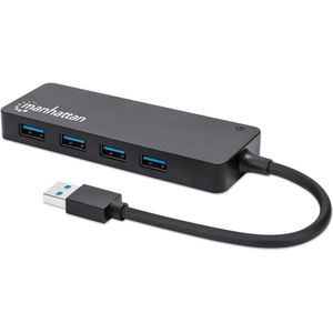 Manhattan USB 3.0-Hub - Zwart