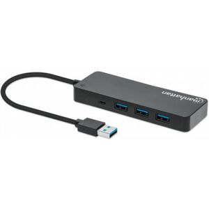 Manhattan 7-Port USB Hub A-stekker A-bus 5Gbit/s zwart