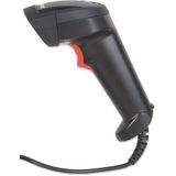Manhattan 178433 barcode-lezer Draagbare streepjescodelezer 1D CCD Zwart