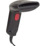 Manhattan 178488 USB-Kit Barcodescanner - 1D CCD - Zwart - Handmatig USB