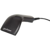 Manhattan 178488 USB-Kit Barcodescanner - 1D CCD - Zwart - Handmatig USB