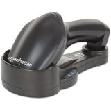 Manhattan 178495 barcode-lezer Draagbare streepjescodelezer 1D CCD Zwart