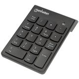 Manhattan - Draadloos Toetsenbord - Zwart - USB - Draadloze Verbinding tot 10m