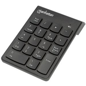 Manhattan - Draadloos Toetsenbord - Zwart - USB - Draadloze Verbinding tot 10m
