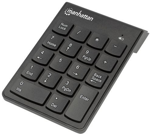 Manhattan - Draadloos Toetsenbord - Zwart - USB - Draadloze Verbinding tot 10m