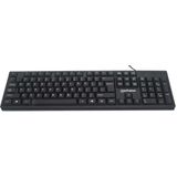 Manhattan - Bedraad Toetsenbord - Zwart - Kunststof