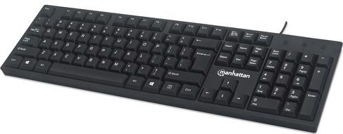 Manhattan - Bedraad Toetsenbord - Zwart - Kunststof