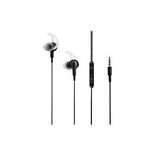 Manhattan 179607 hoofdtelefoon/headset Bedraad In-ear Oproepen/muziek Zwart