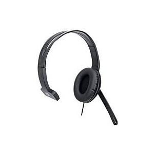 Manhattan Mono Over-Ear Headset (USB), Microphone Boom (padded), Retail Box Packaging, Adjustable Headband, In-Line Volume Control, Ear Cushion, USB-A for both sound and mic use, cable 1.5m, Three Year Warranty - Headset