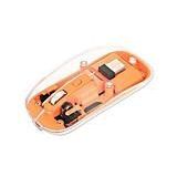 Manhattan - MH Transparante Muis - Draadloos - Wit - Transparant - RGB LED Verlichting