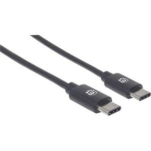 Manhattan 354868 USB-kabel USB 2.0 0,5 m USB C Zwart