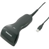 Manhattan Contact CCD Handheld Barcode Scanner, USB, 80mm Scan Width, Cable 152cm, Max Ambient Light: 3,000 lux (sunlight), Black, Three Year Warranty, Box - Barcode-Scanner