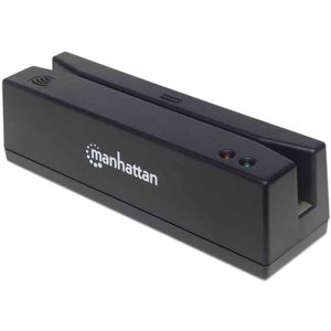 Manhattan Magneetkaartlezer USB drie-sporen-lezer 460255
