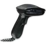 Manhattan 460835 barcode-lezer Draagbare streepjescodelezer 1D CCD Zwart