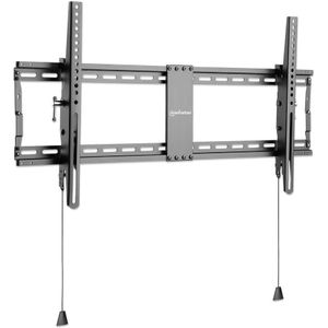 Manhattan TV & Monitor Mount, Wall (Low Profile), Tilt, 1 screen, Screen Sizes: 43-100", Black, VESA 200x200 to 800x400mm, Max 70kg, Foldable for Extra-Small and Shipping-Friendly Packaging, LFD, Lifetime Warranty - Befestigungskit (Wandmontage) -...
