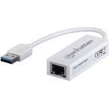 Manhattan Gigabit Ethernet Adapter Netwerkadapter 1 GBit/s USB 3.2 Gen 1