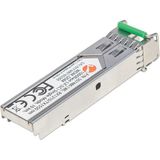 Intellinet - Gigabit SFP Mini-GBIC - Transceiver - Zilver - WDM Bidirectioneel voor Glasvezelkabel