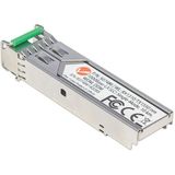 Intellinet - Gigabit SFP Mini-GBIC - Transceiver - Zilver - WDM Bidirectioneel voor Glasvezelkabel