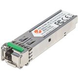 Intellinet - Gigabit SFP Mini-GBIC - Transceiver - Zilver - WDM Bidirectioneel voor Glasvezelkabel