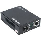 Intellinet - 10GBase-T naar 10GBase-R - Media-omzetter - Zwart - 10 Gbit/s-verbinding