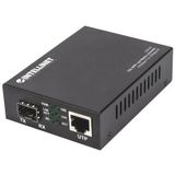 Intellinet - 10GBase-T naar 10GBase-R - Media-omzetter - Zwart - 10 Gbit/s-verbinding
