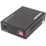 Intellinet - Gigabit PoE+ - Media Converter - Zwart - Tot 30 Watt Stroom