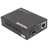 Intellinet - Gigabit PoE+ Media Converter - Netwerk accessoires - Glasvezel - Koper