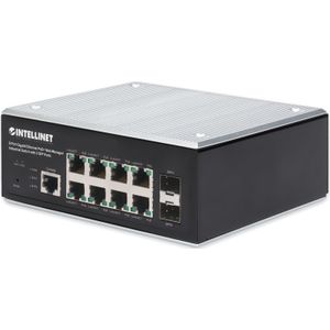 Intellinet 508278 netwerk-switch Managed L2+/L3 Gigabit Ethernet (10/100/1000) Power over Ethernet (PoE) Zwart