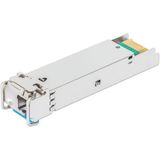 Intellinet - Gigabit SFP Mini-GBIC - Transceiver - Zilver - 1000 Mbit/s, 40 km, DDM, WDM