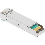 Intellinet - Gigabit SFP Mini-GBIC - Transceiver - Zilver - 1000 Mbit/s, 40 km, DDM, WDM