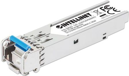 Intellinet - Gigabit SFP Mini-GBIC - Transceiver - Zilver - 1000 Mbit/s, 40 km, DDM, WDM