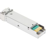 Intellinet - Gigabit SFP Mini-GBIC Transceiver - Zilver - WDM Bidirectioneel voor Glasvezelkabel