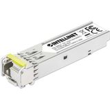 Intellinet - Gigabit SFP Mini-GBIC Transceiver - Zilver - WDM Bidirectioneel voor Glasvezelkabel