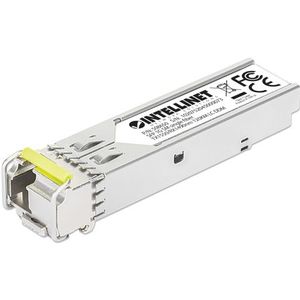 Intellinet - Gigabit SFP Mini-GBIC Transceiver - Zilver - WDM Bidirectioneel voor Glasvezelkabel