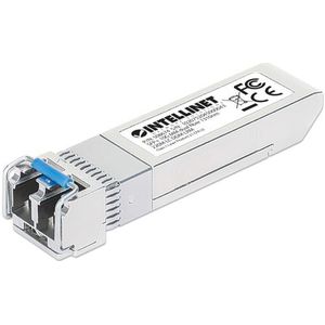 Intellinet - 10 Gigabit SFP+ Mini-GBIC Transceiver - Zilver - Glasvezelkabel